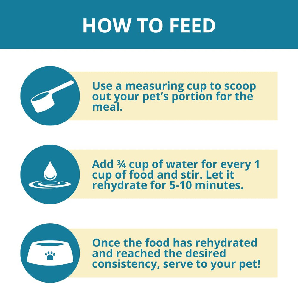 Steve's Real Food freeze-dried turkey nuggets as treat and topper on kibble