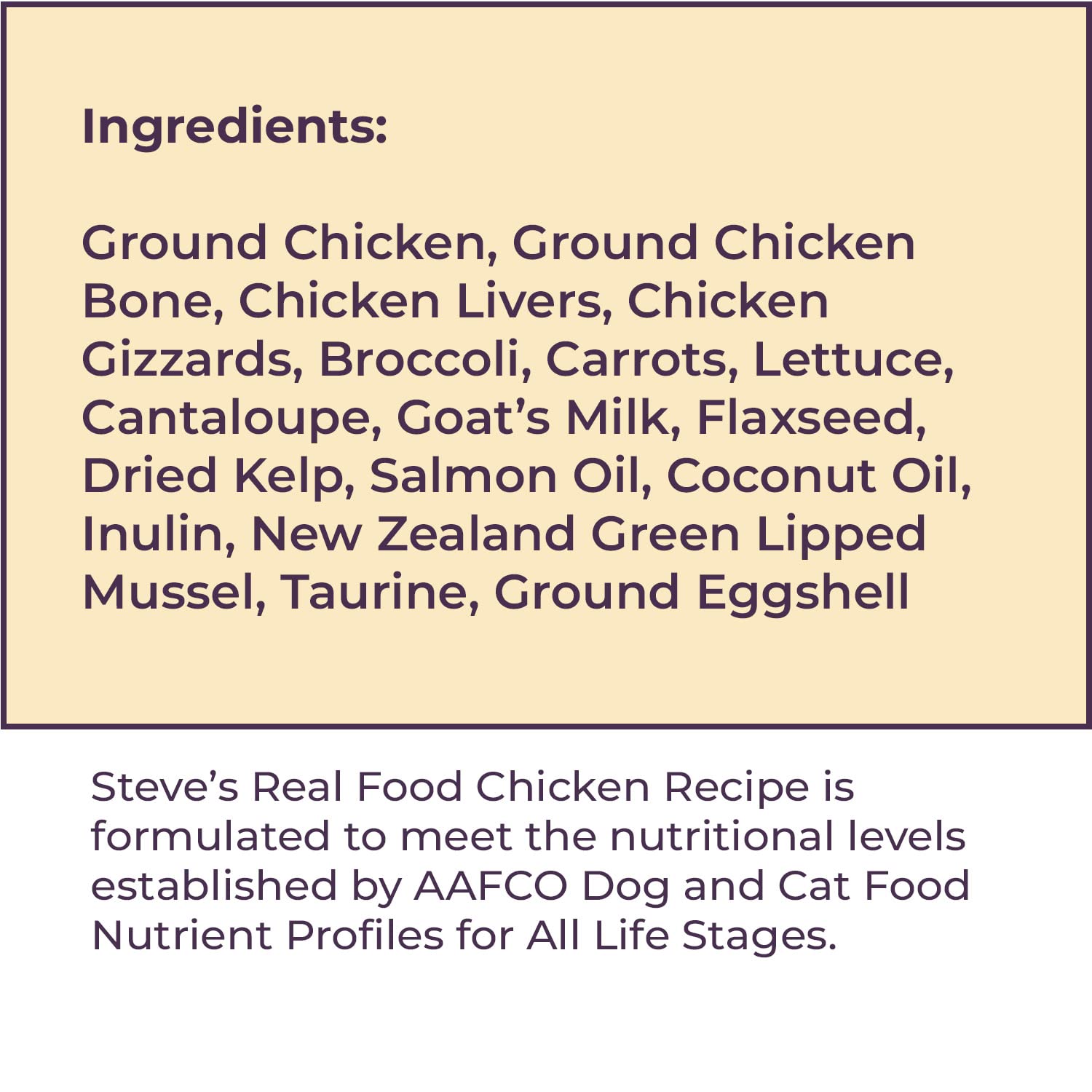 Steve's Real Food pour-and-serve nuggets shown in a pet bowl for quick meals.