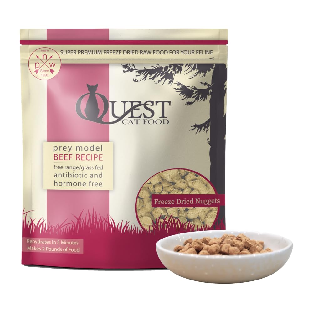 Steve's Real Food Quest beef recipe packaging signals raw nutrition and trust