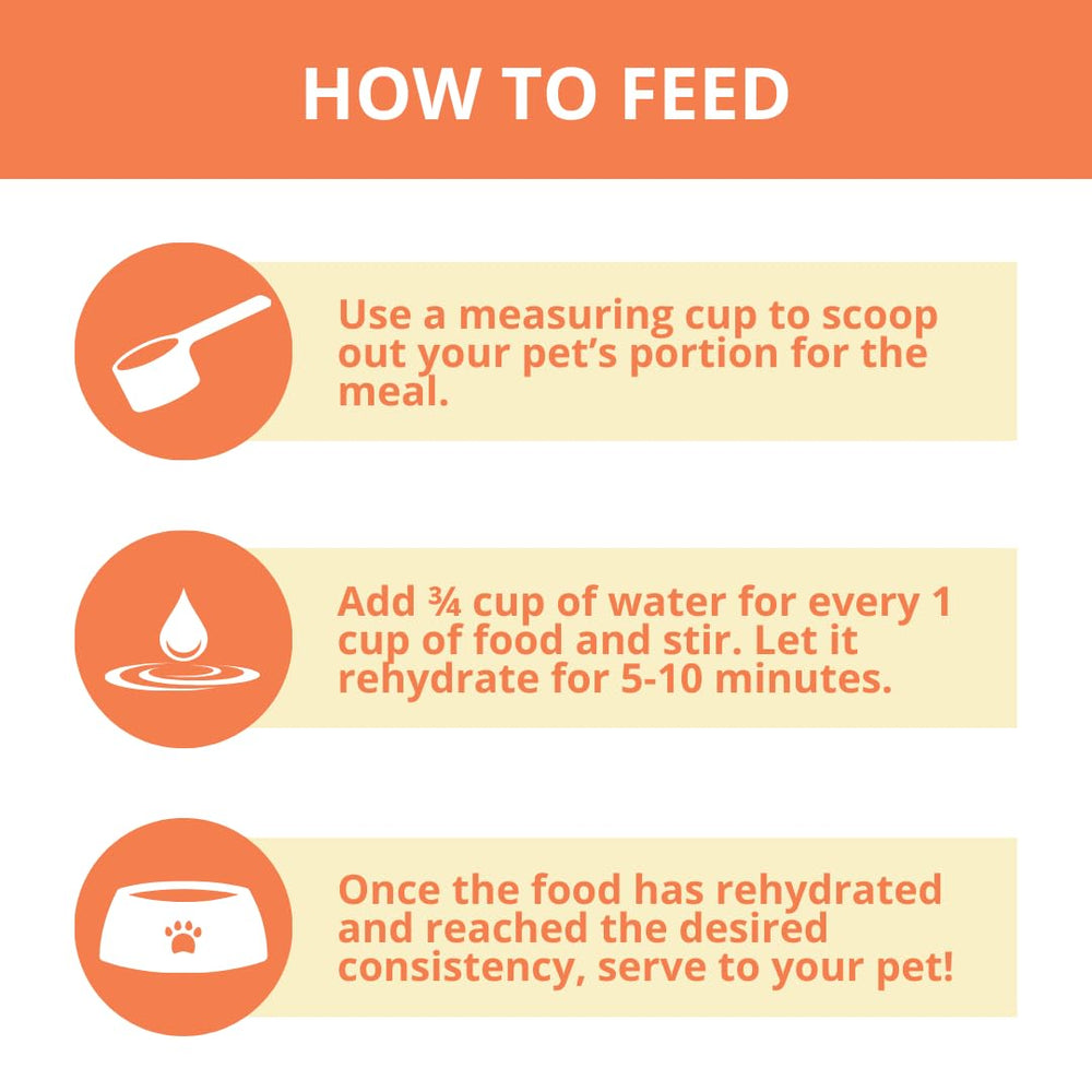 Nugget format comparison for easy serving versus traditional kibble