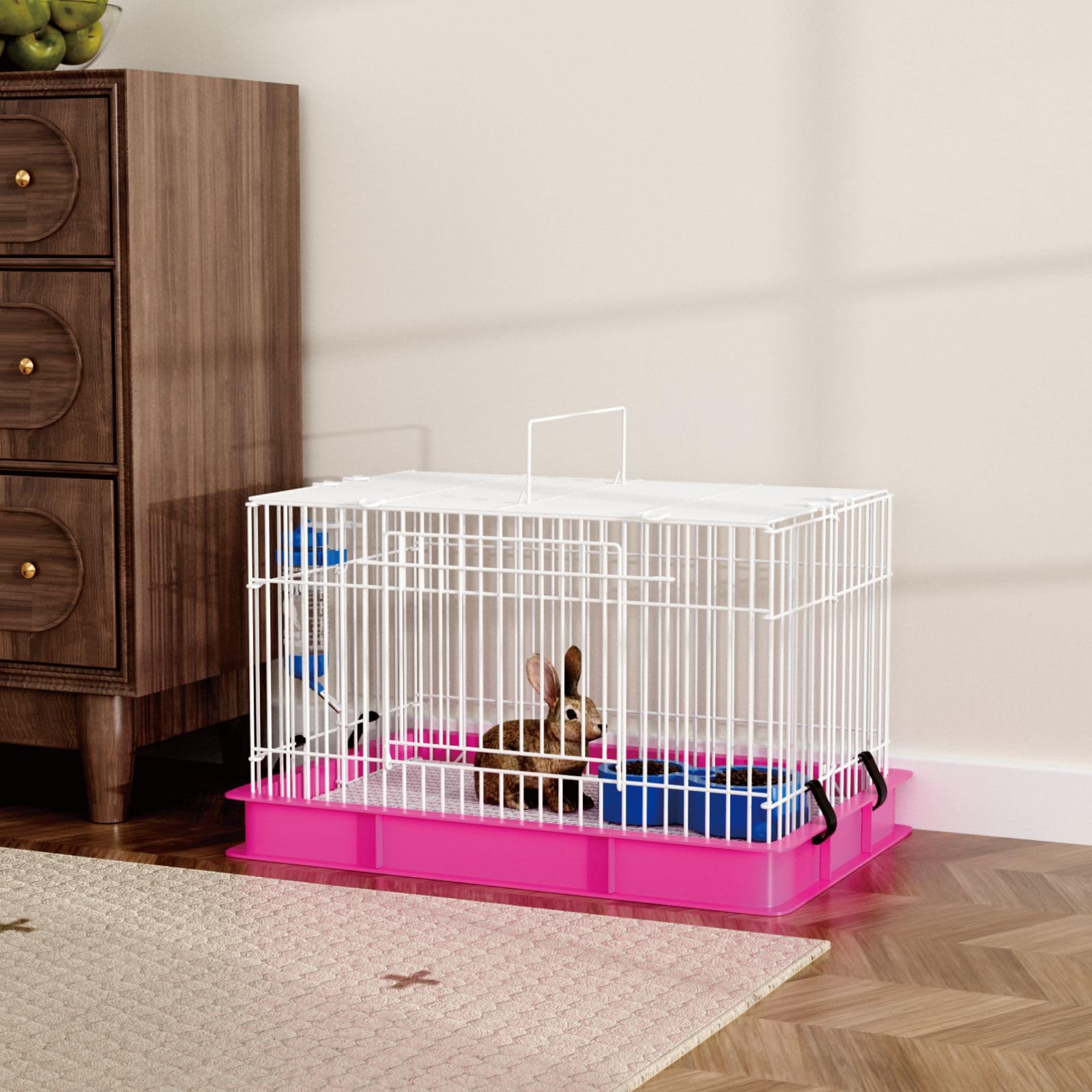 STILLCOVE Small Rabbit Cage all-in-one setup shown
