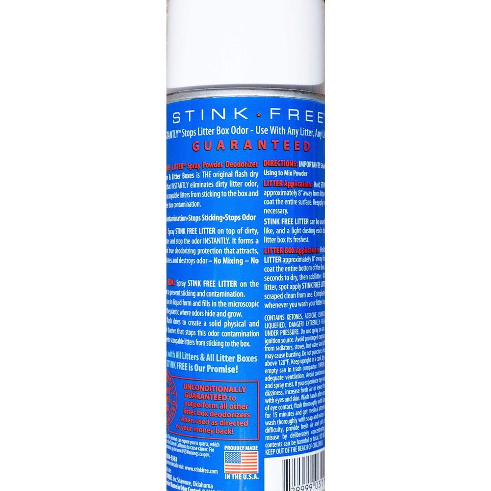 Stink Free made in USA label emphasizes quality and domestic production