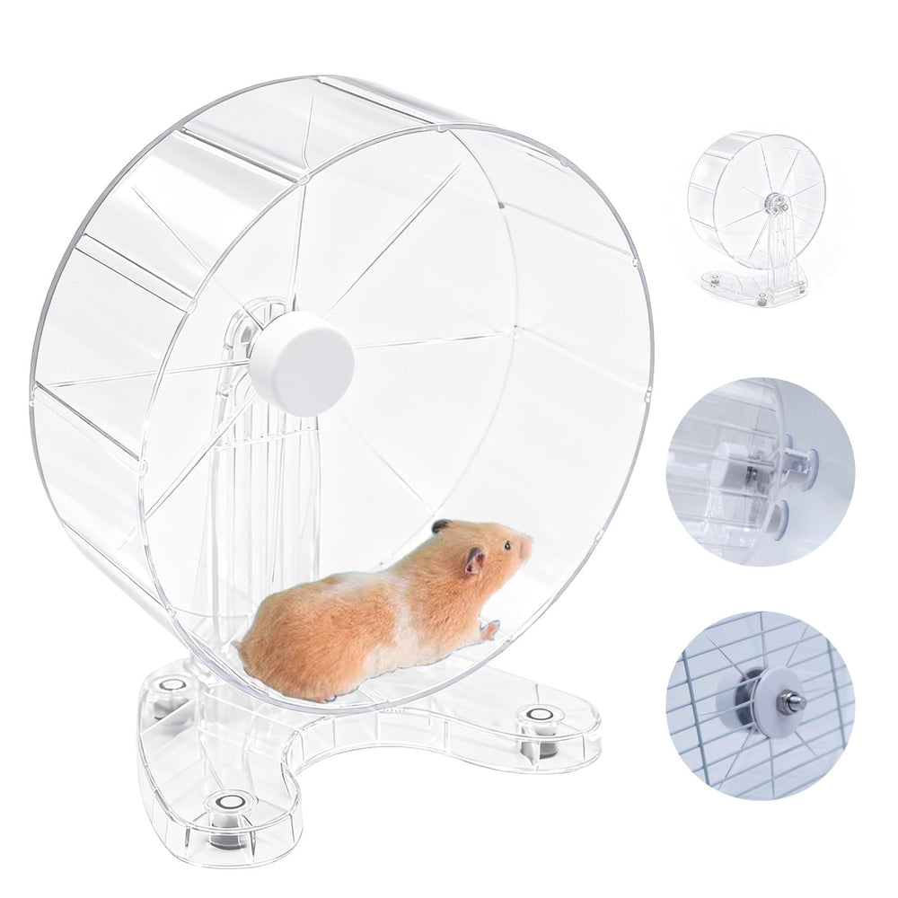 Stinzgie Hamster Wheel 8.7-inch front view shows quiet running