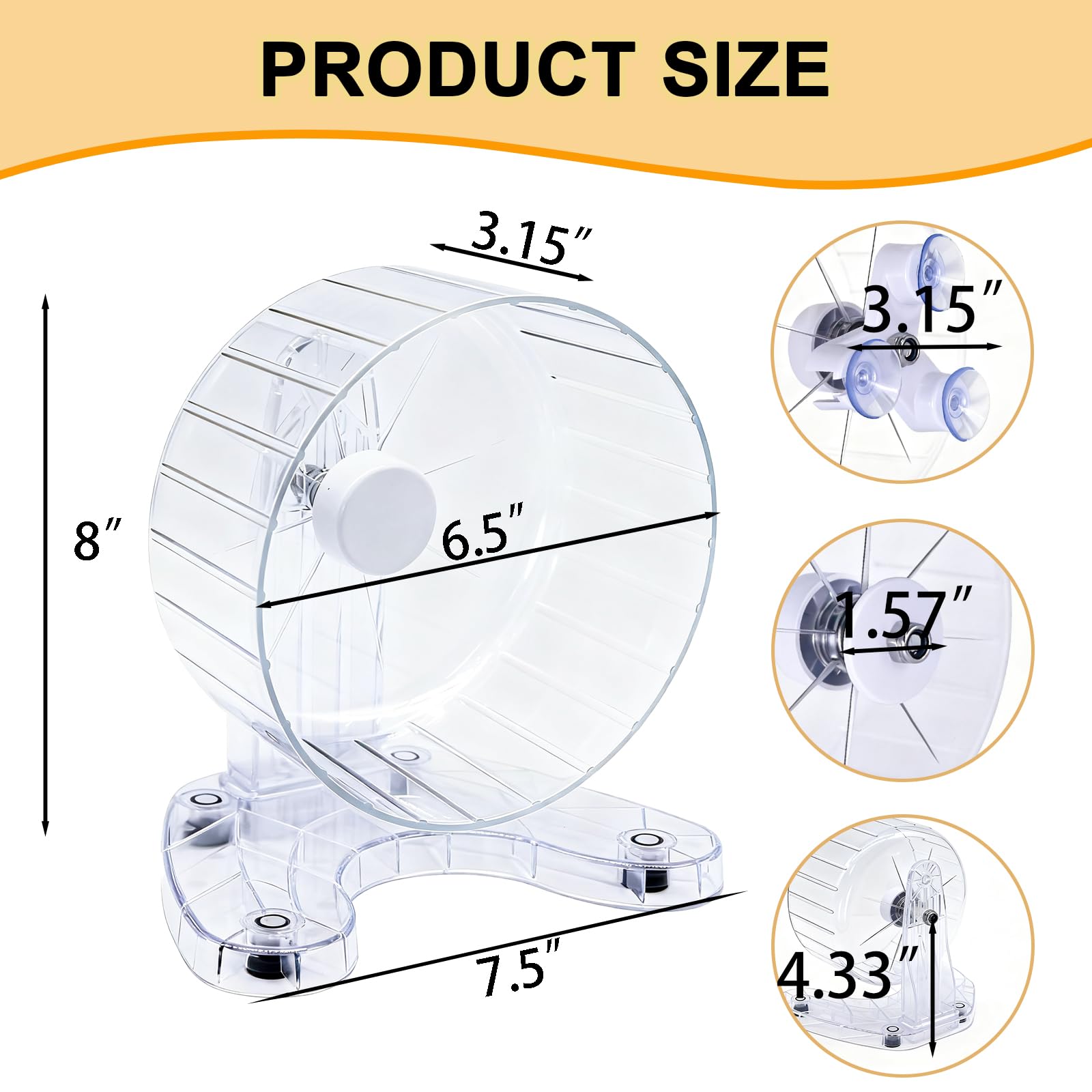 Stinzgie wheel with three installation methods fits most cages easily