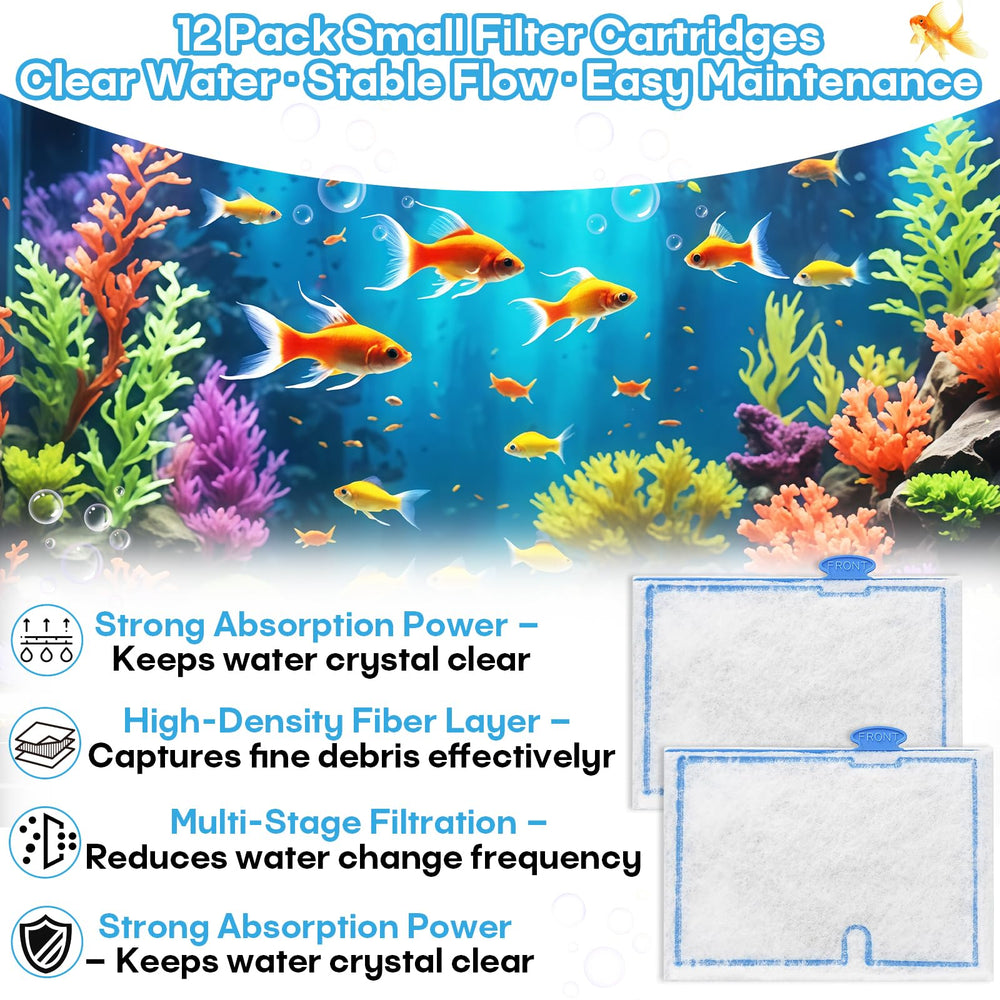 Stitokg durable-material-filter keeps steady water flow in small aquariums.