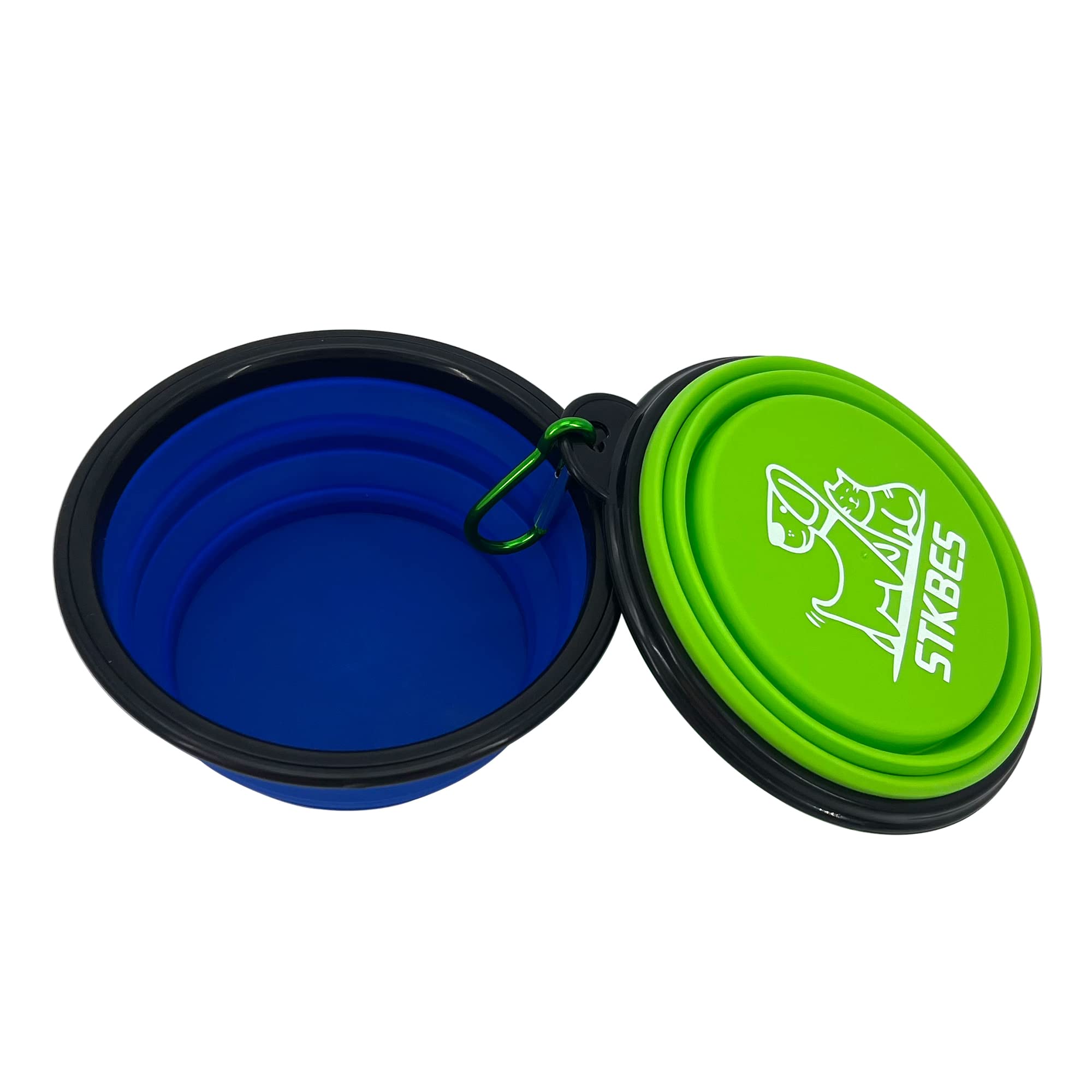 STKBES collapsible dog bowl durable and reusable for frequent trips.