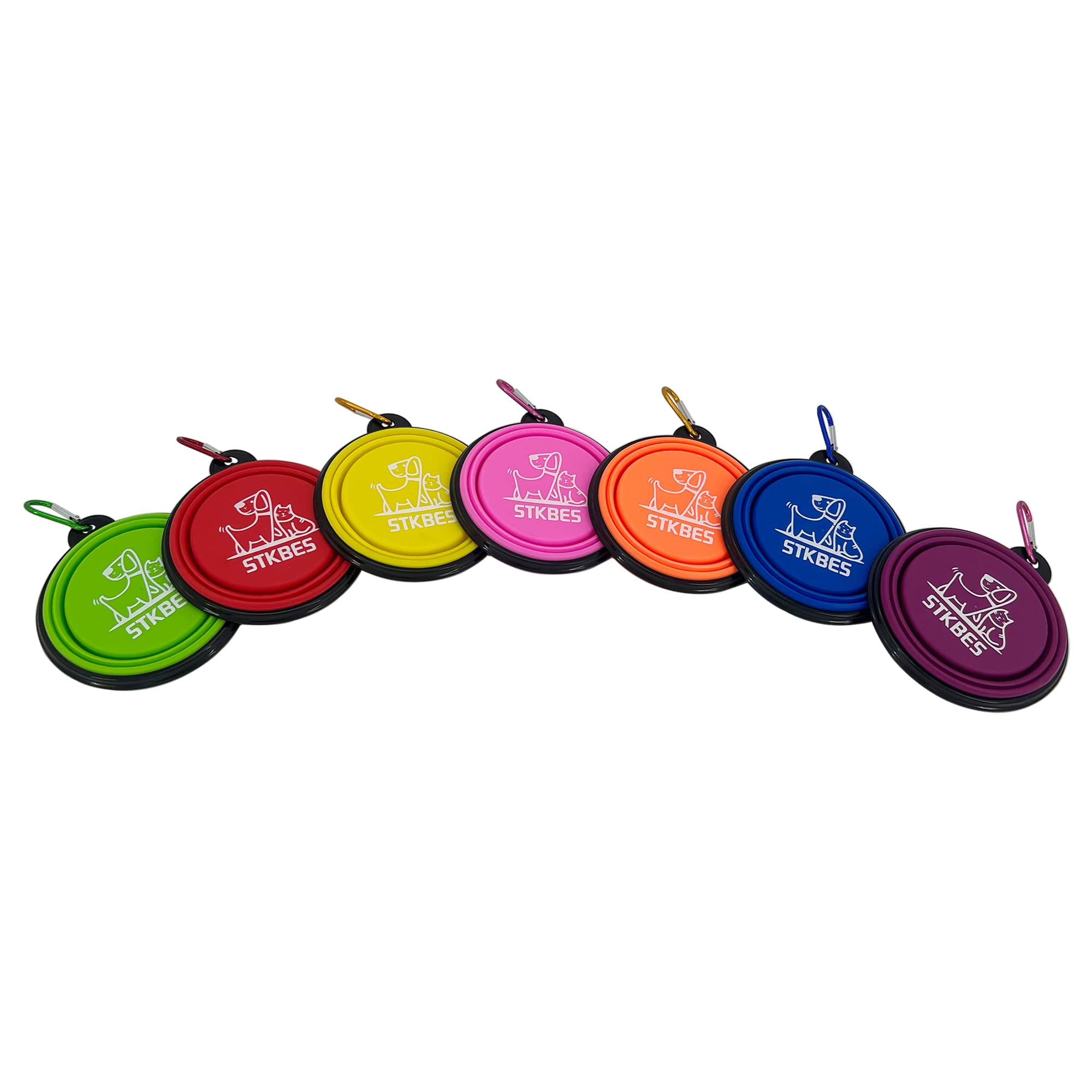 STKBES collapsible dog bowl easy to clean after meals.
