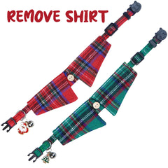 STMK adjustable cat collar fits 8-12 inches for most cats.