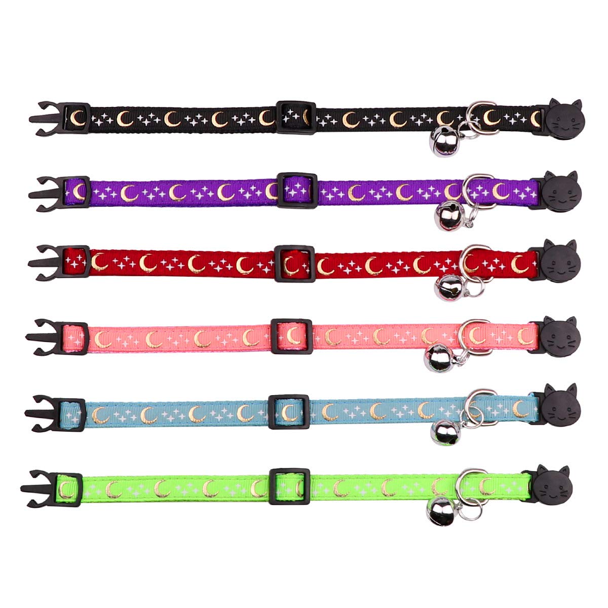 Stpiatue adjustable cat collar for comfortable fit