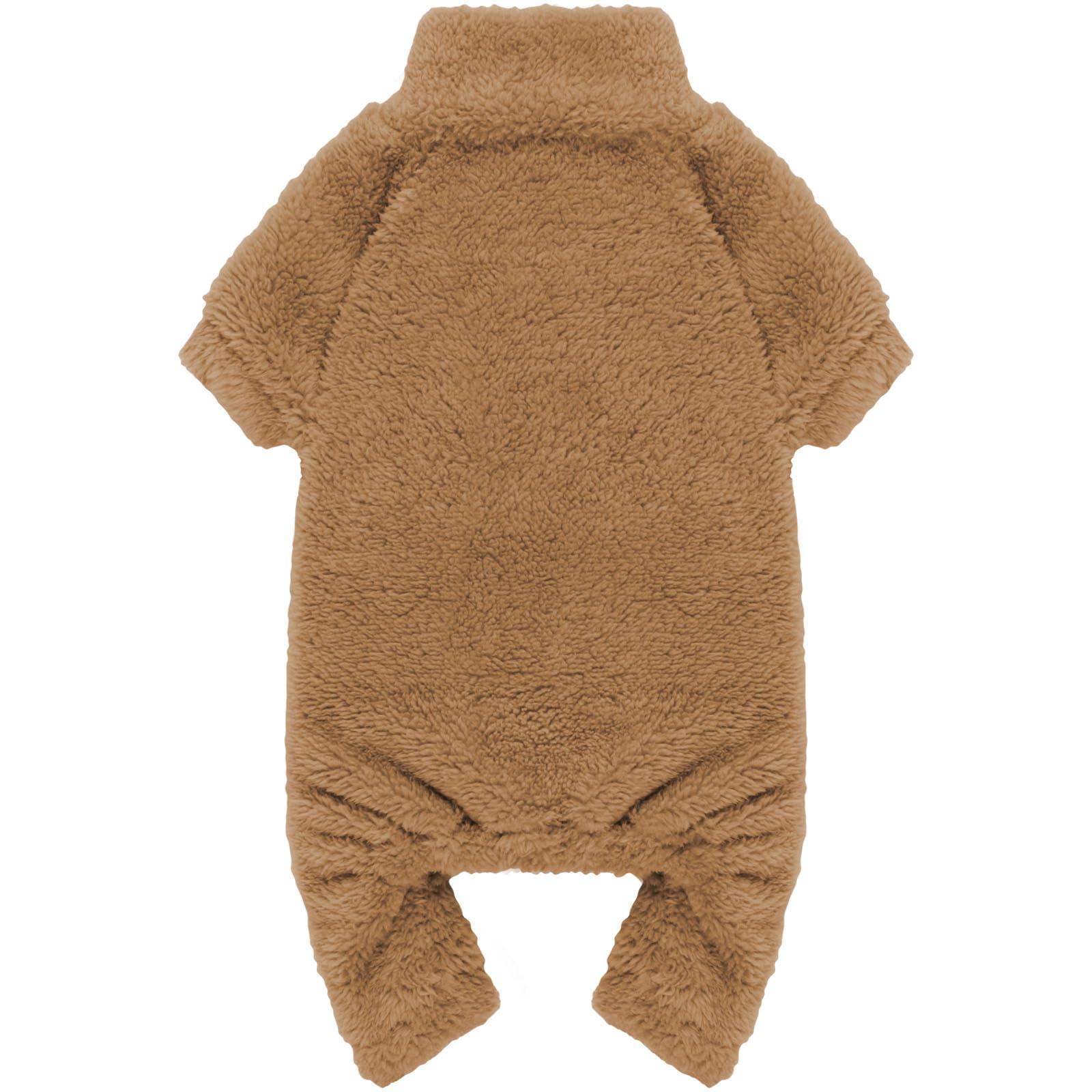 Stpiatue fuzzy dog pajamas front view offer cozy warmth for small dogs.