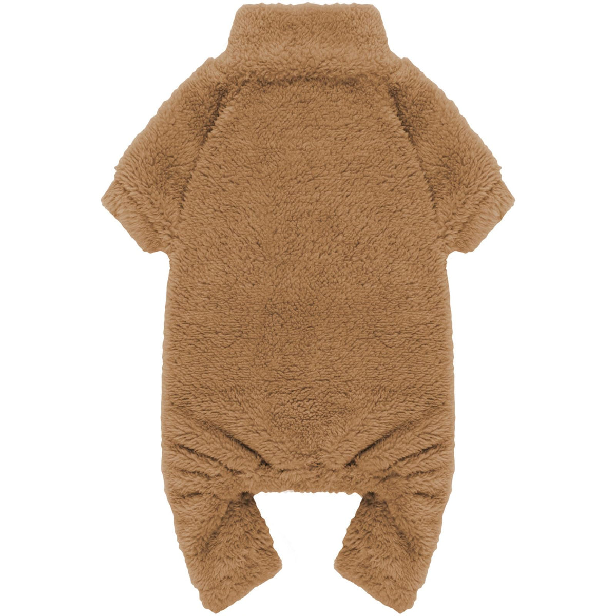 Stpiatue fuzzy dog pajamas front view offer cozy warmth for small dogs.