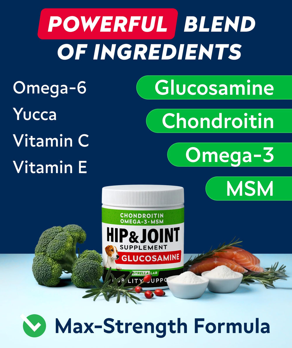 STRELLALAB chondroitin MSM blend promotes flexible movement