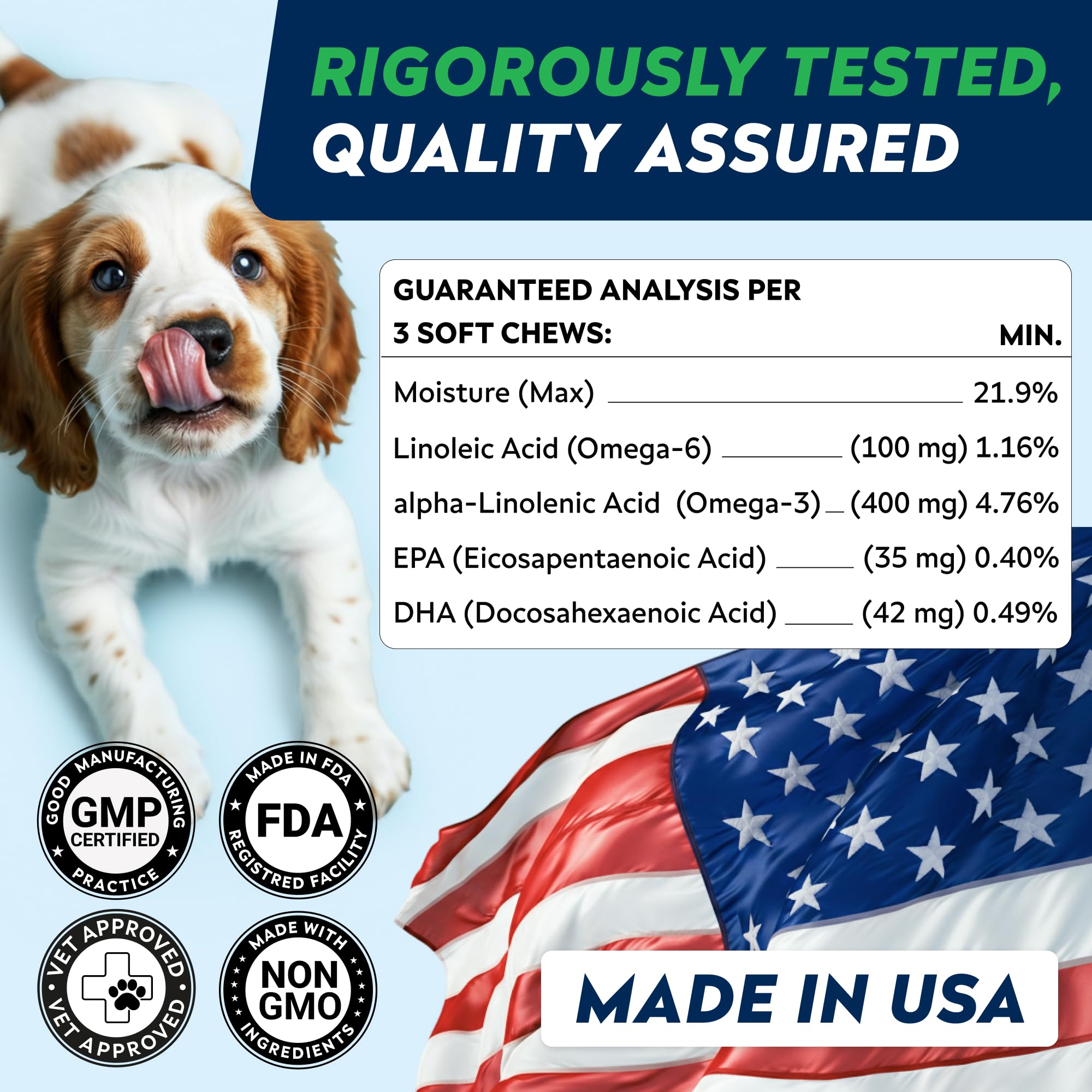 STRELLALAB Fish Oil Treats omega-3-epa-dha emphasized in packaging.