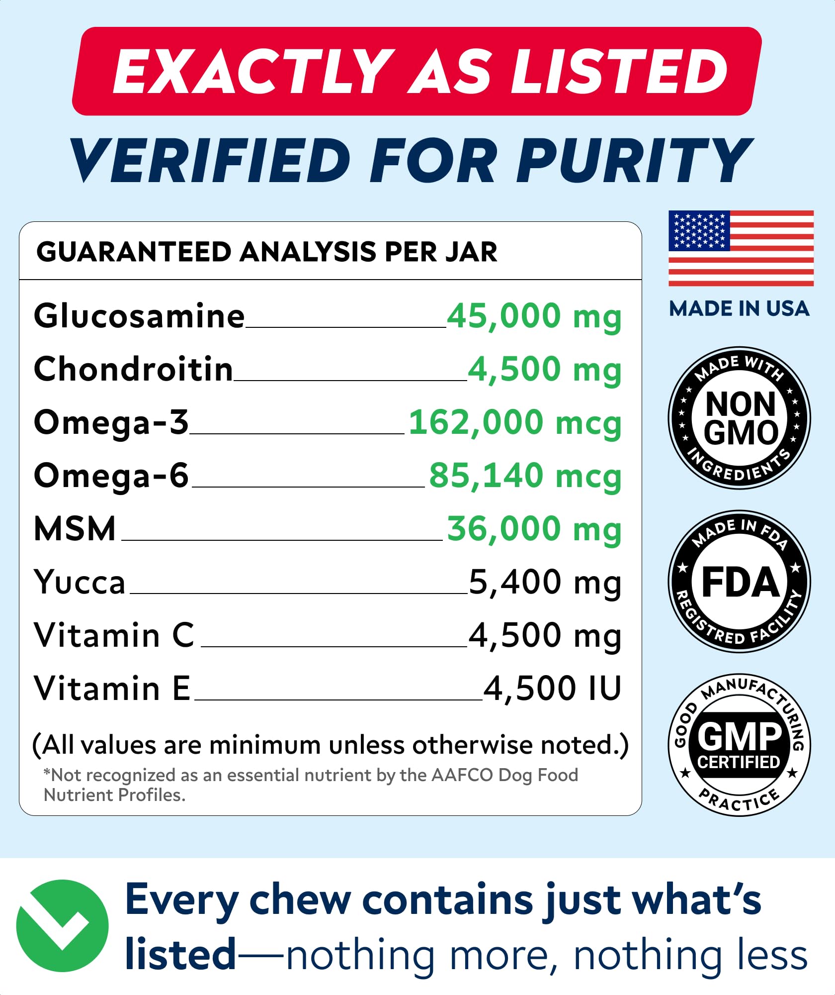 STRELLALAB large-dog joint care chews for daily routine