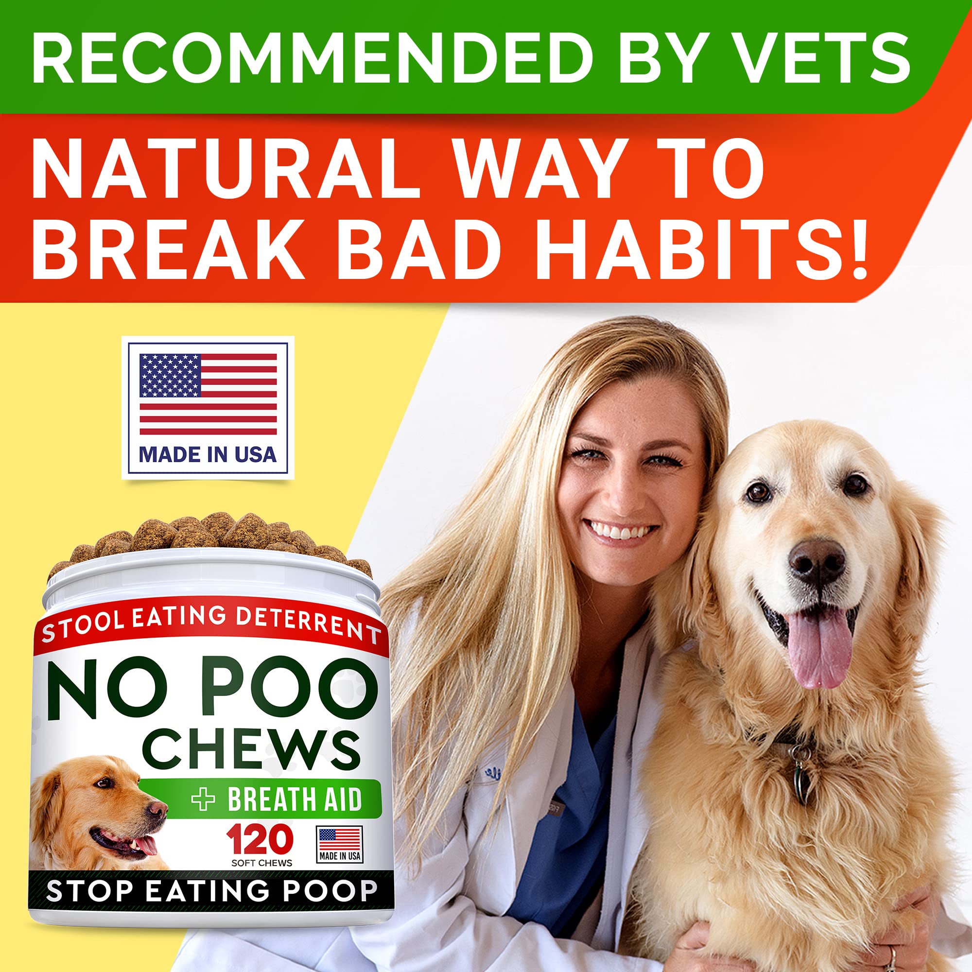 STRELLALAB No Poo Chews label shows liver flavor appeal for picky eaters