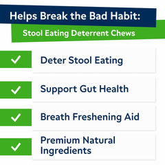 STRELLALAB No Poo Chews chicken-liver flavor boosts palatability and serving ease