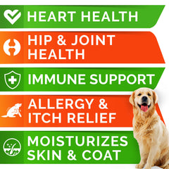 StrellaLab Omega-3 for dogs supports skin and coat health.