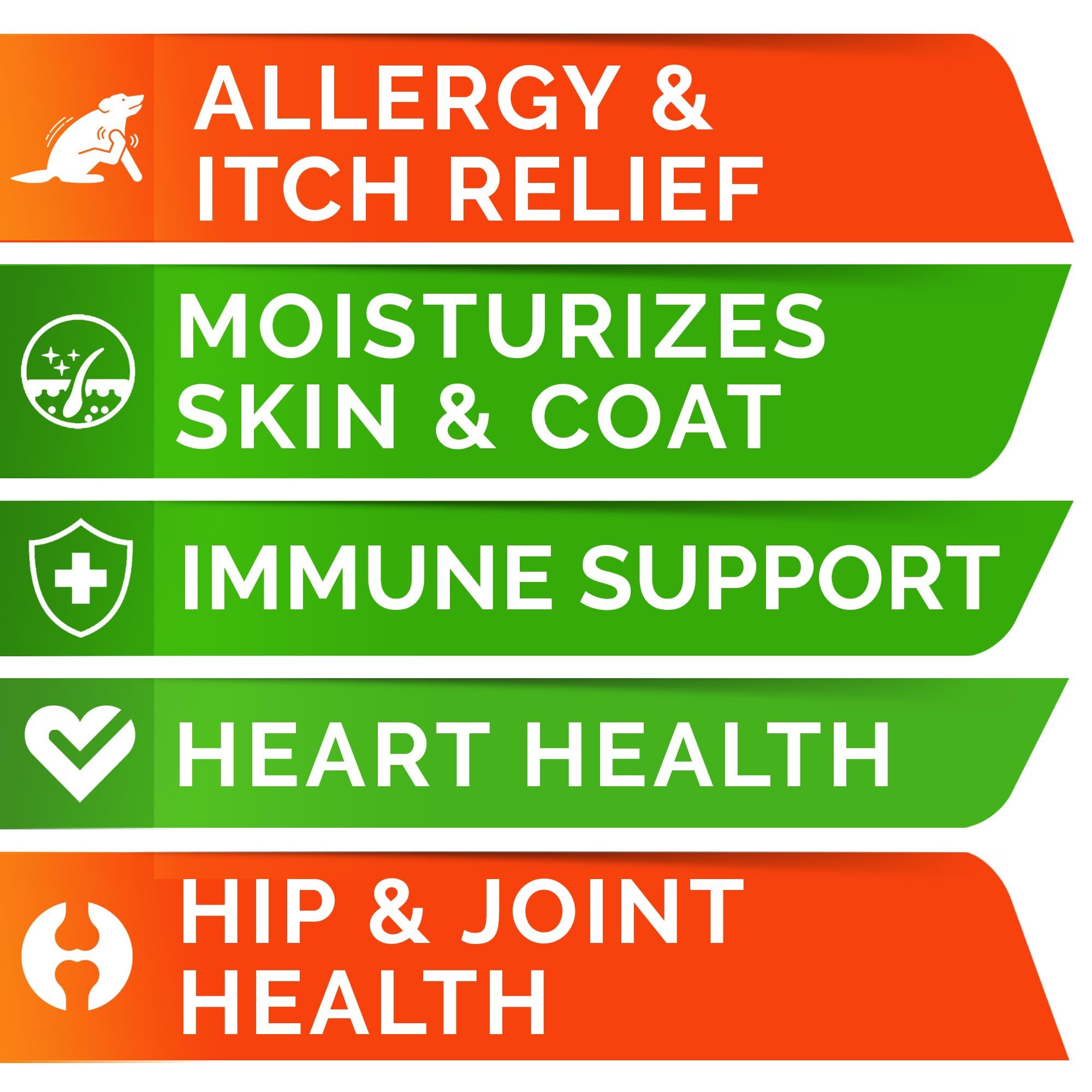 STRELLALAB Omega 3 dog chew for itch relief and comfort.