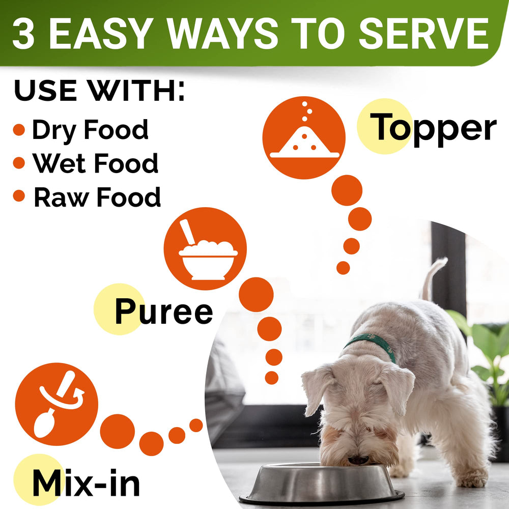 STRELLALAB Pumpkin for Dogs helps soothe occasional tummy discomfort and supports balanced meals