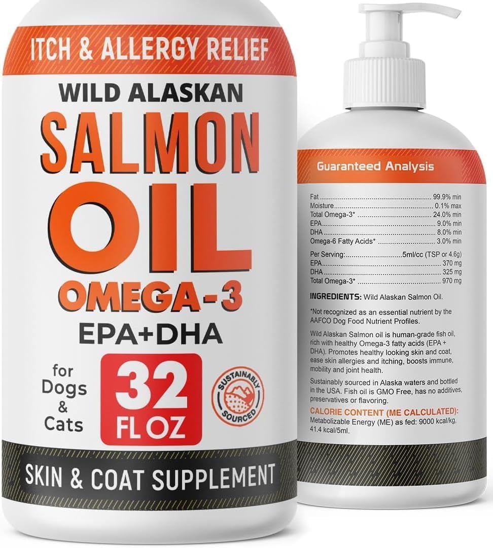 StrellaLab Salmon Oil bottle front for skin health.