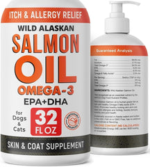 StrellaLab Salmon Oil bottle front for skin health.