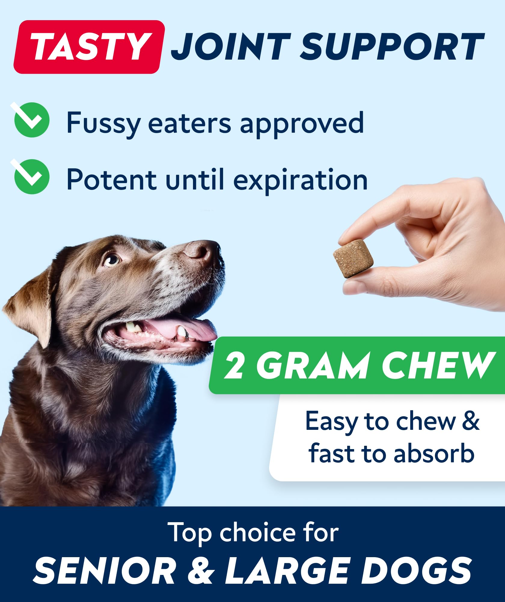STRELLALAB chewable hip and joint treats for dogs