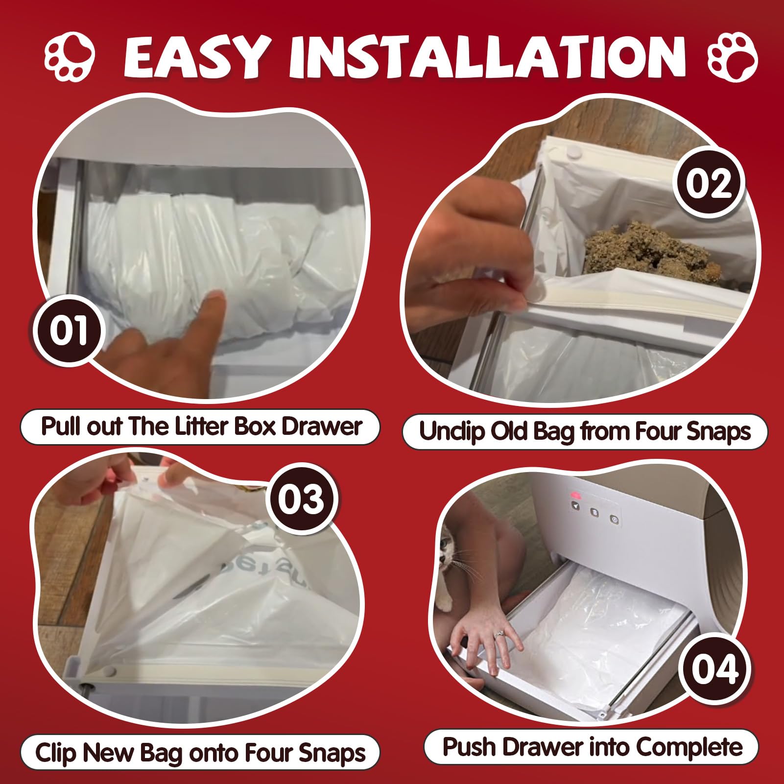 StreytoTek Petsnowy packaging supports 12-16 months of single-cat use.