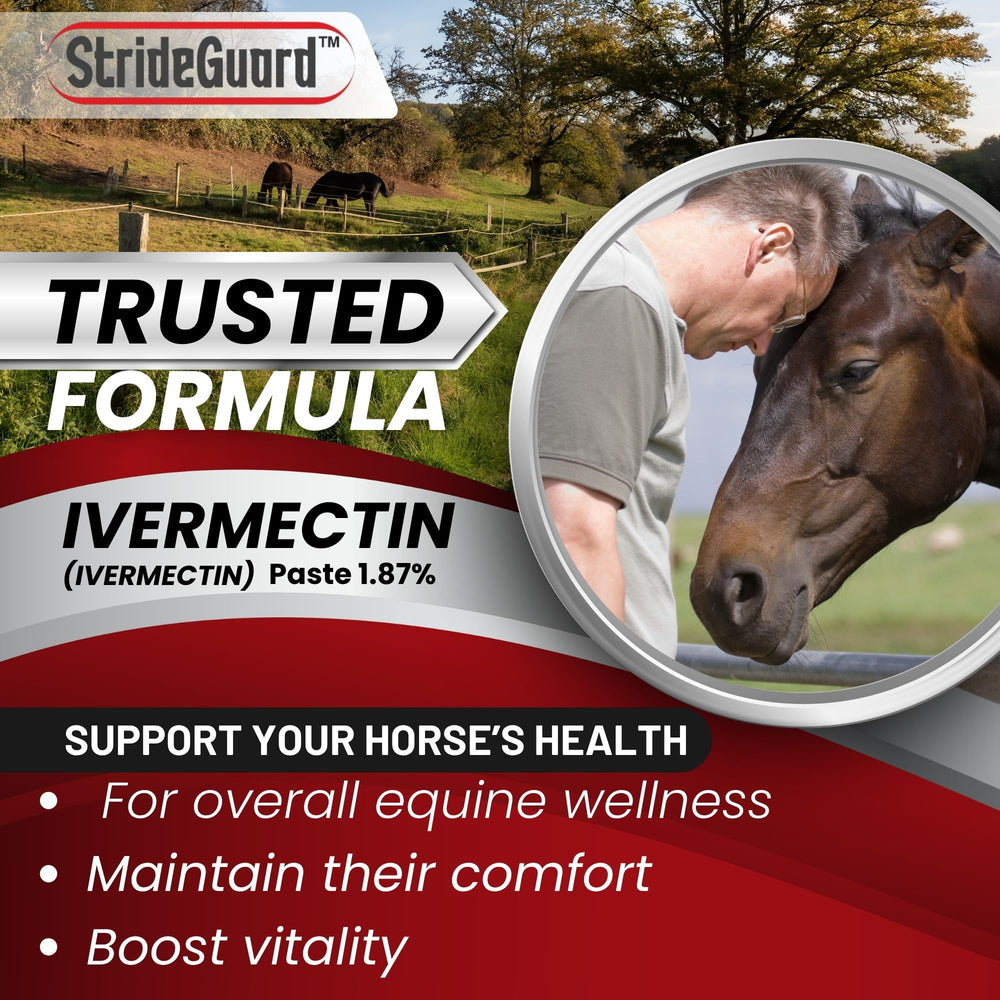 StrideGuard Pack-3 convenient tubes for a single-horse treatment