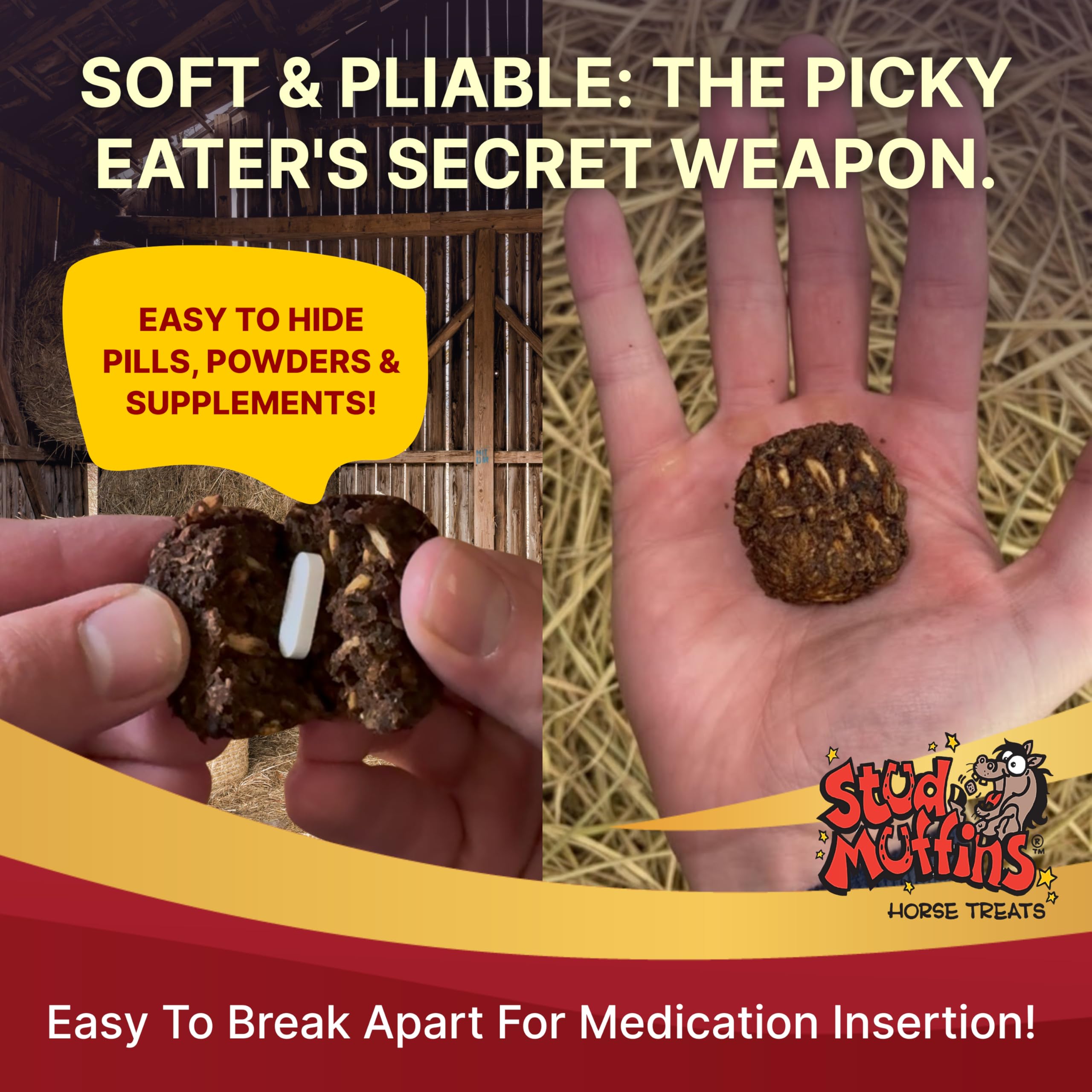 Stud Muffins 60oz bucket full view - bulk-pack convenience for frequent use.