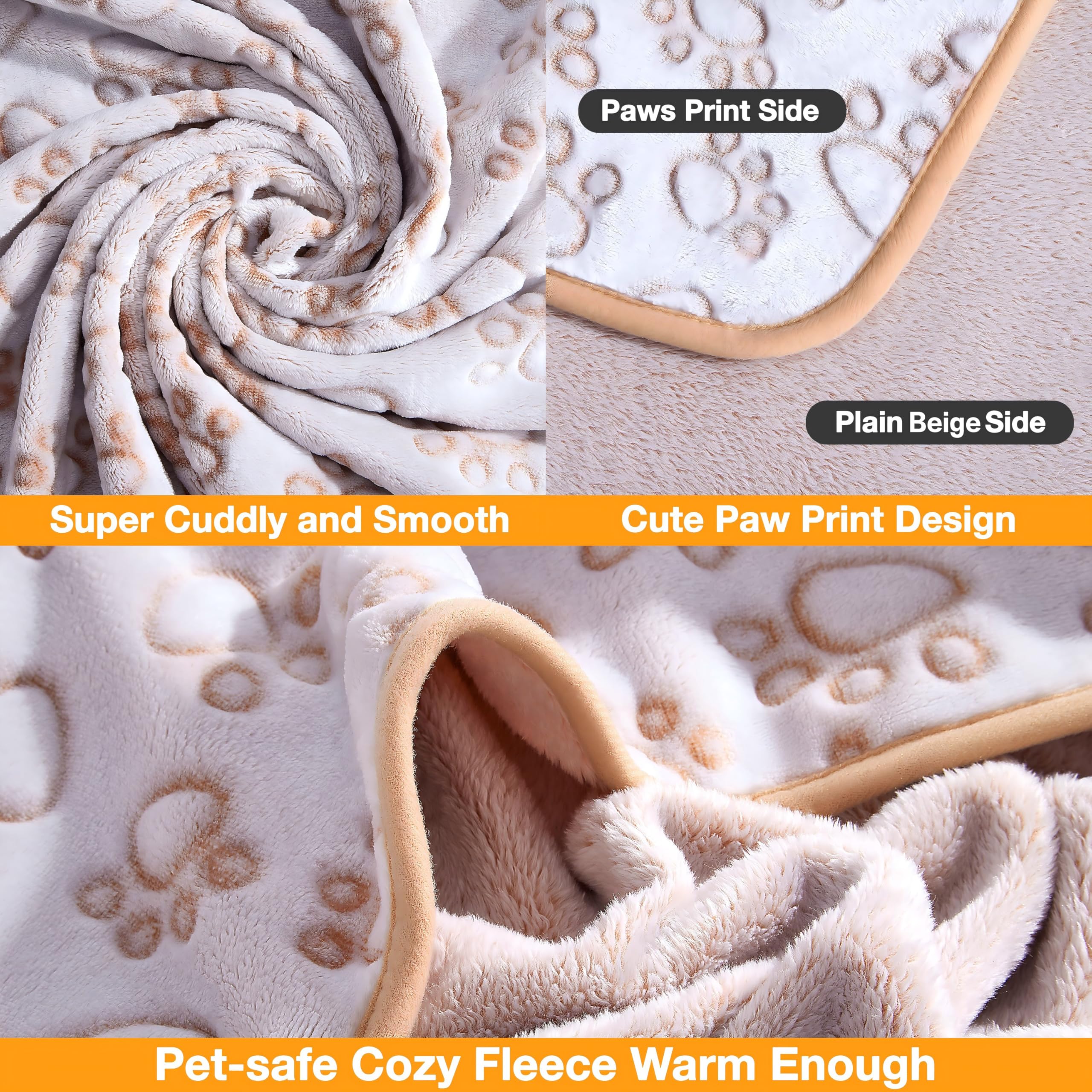 Stuffed 24x32 dog blanket size keeps small to medium pets covered and comfy.