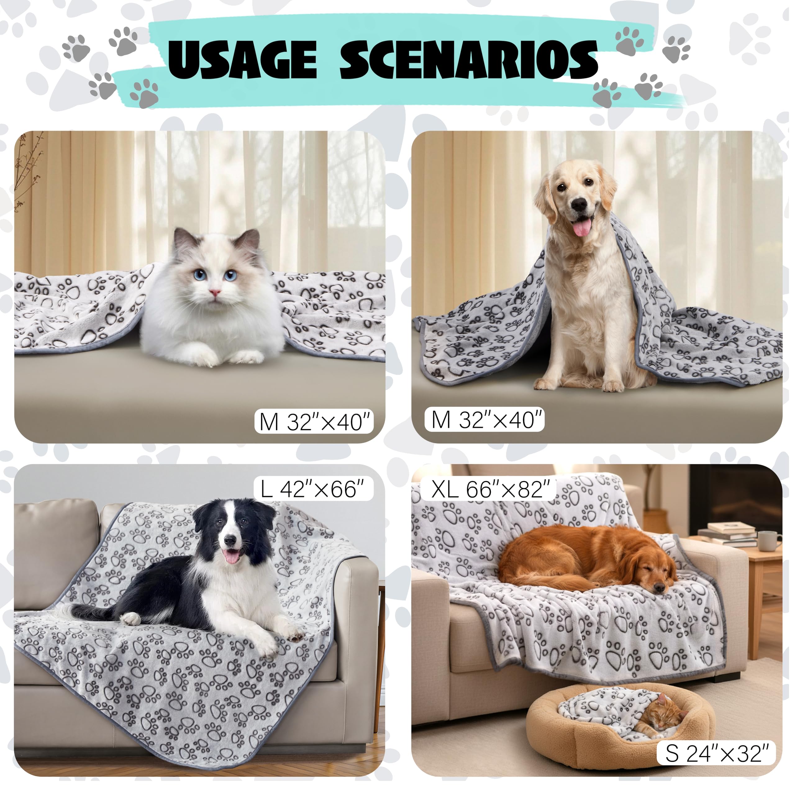 Stuffed Blanket protects furniture from pet hair and scratches on couches.