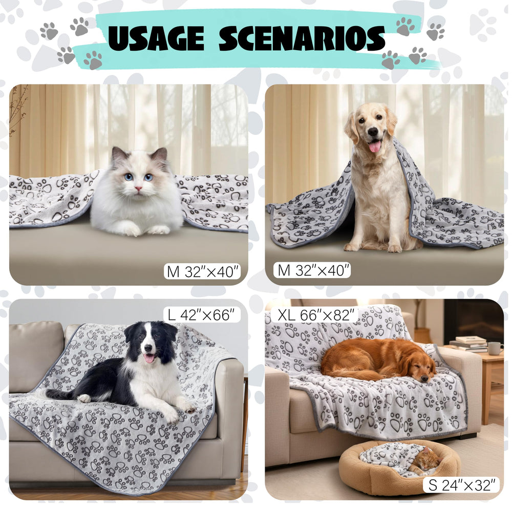 Stuffed Blanket protects furniture from pet hair and scratches on couches.