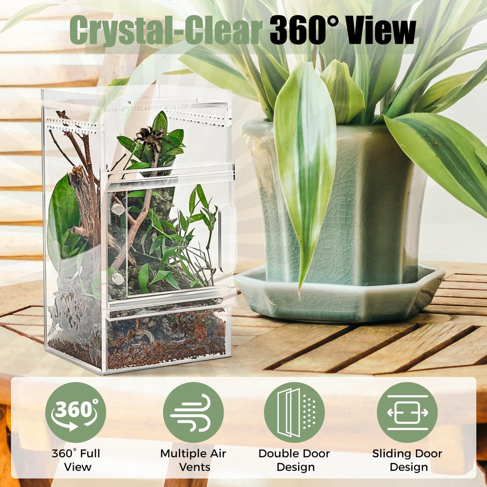 StyEdEk Jumping Spider Enclosure ready-to-use design straight out of the box.