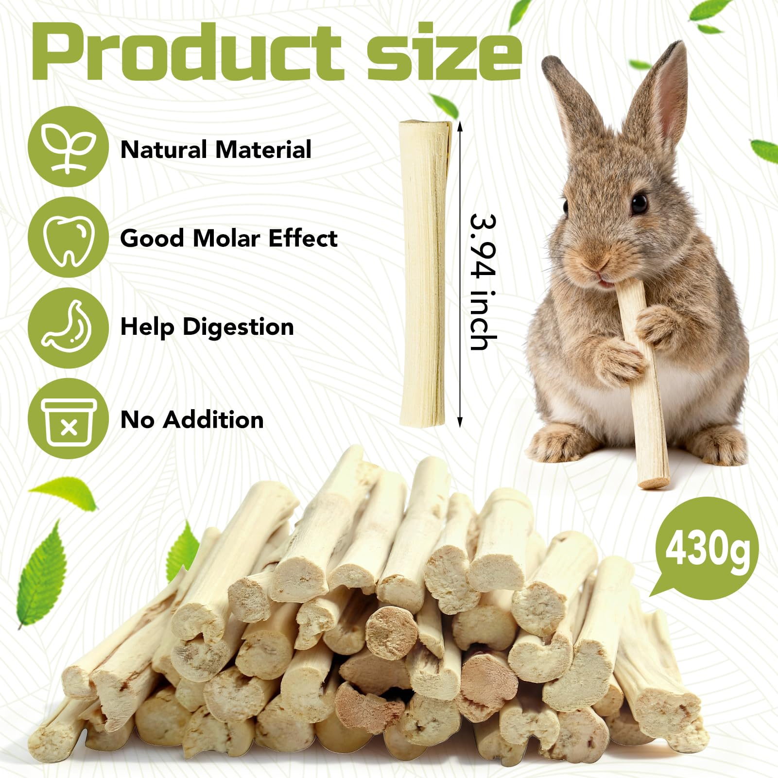 StyEdEk bamboo chew toy with assorted sizes supports different chewers