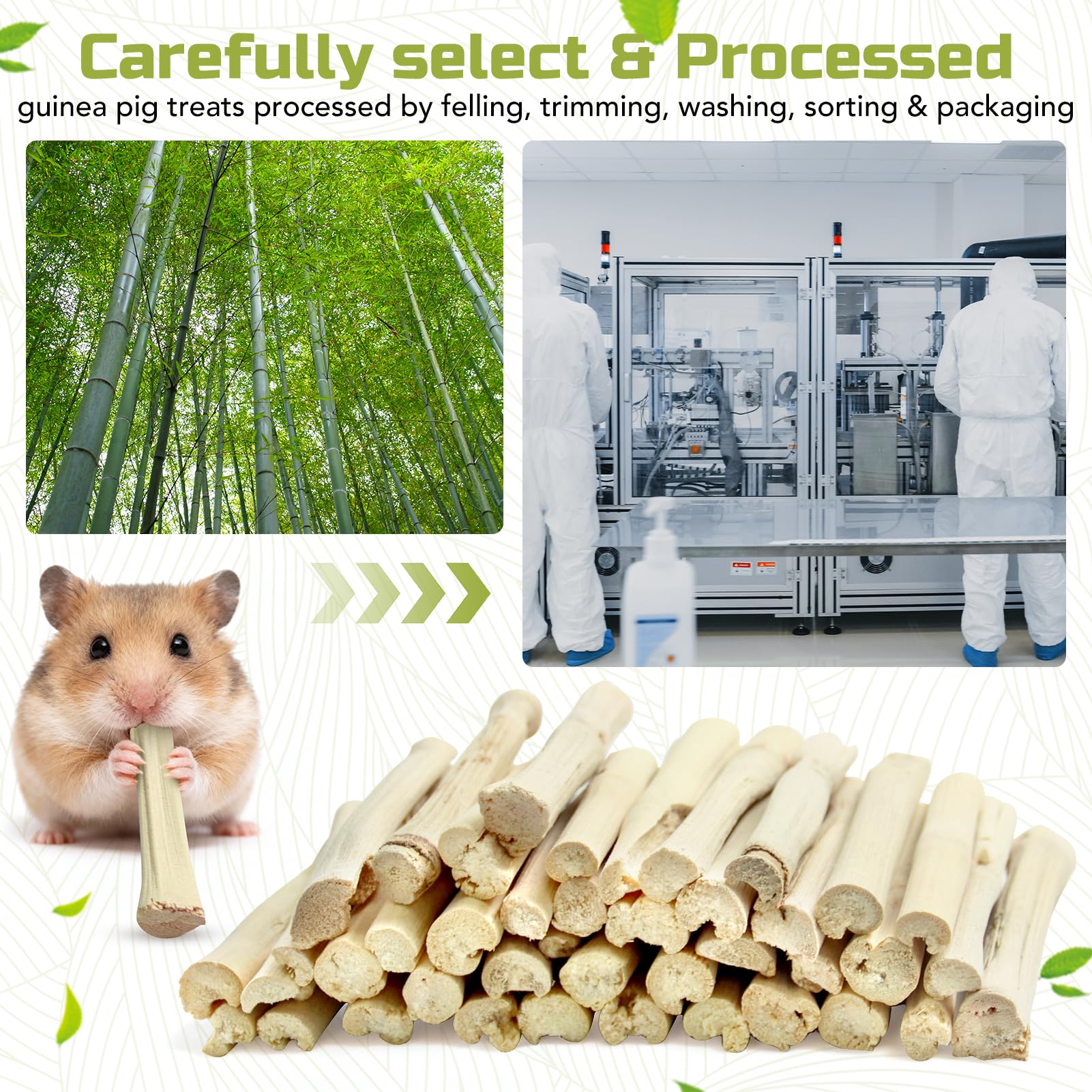 StyEdEk natural bamboo texture close-up demonstrates safe chewing surface