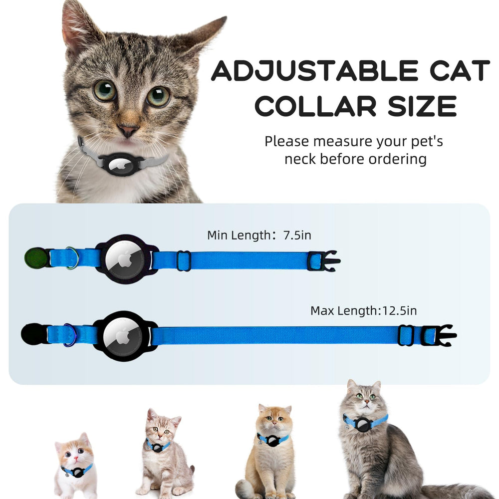 Sucegi AirTag Cat Collar lightweight durable polyester for everyday adventures
