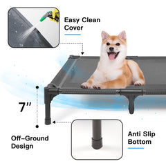 suddus elevated dog bed portable design for easy transport to park or car