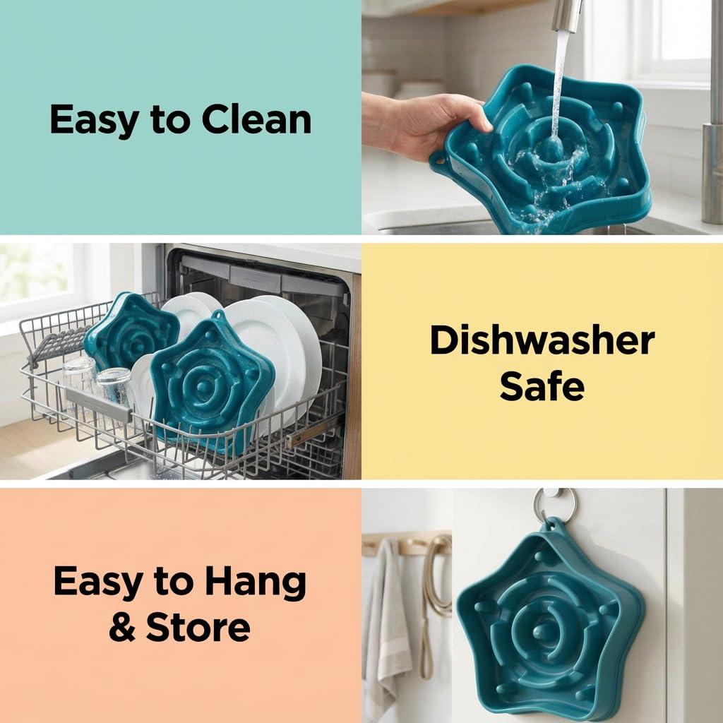 Sufisat Pet Slow Feeder Bowl ideal for everyday puppy meals and portions