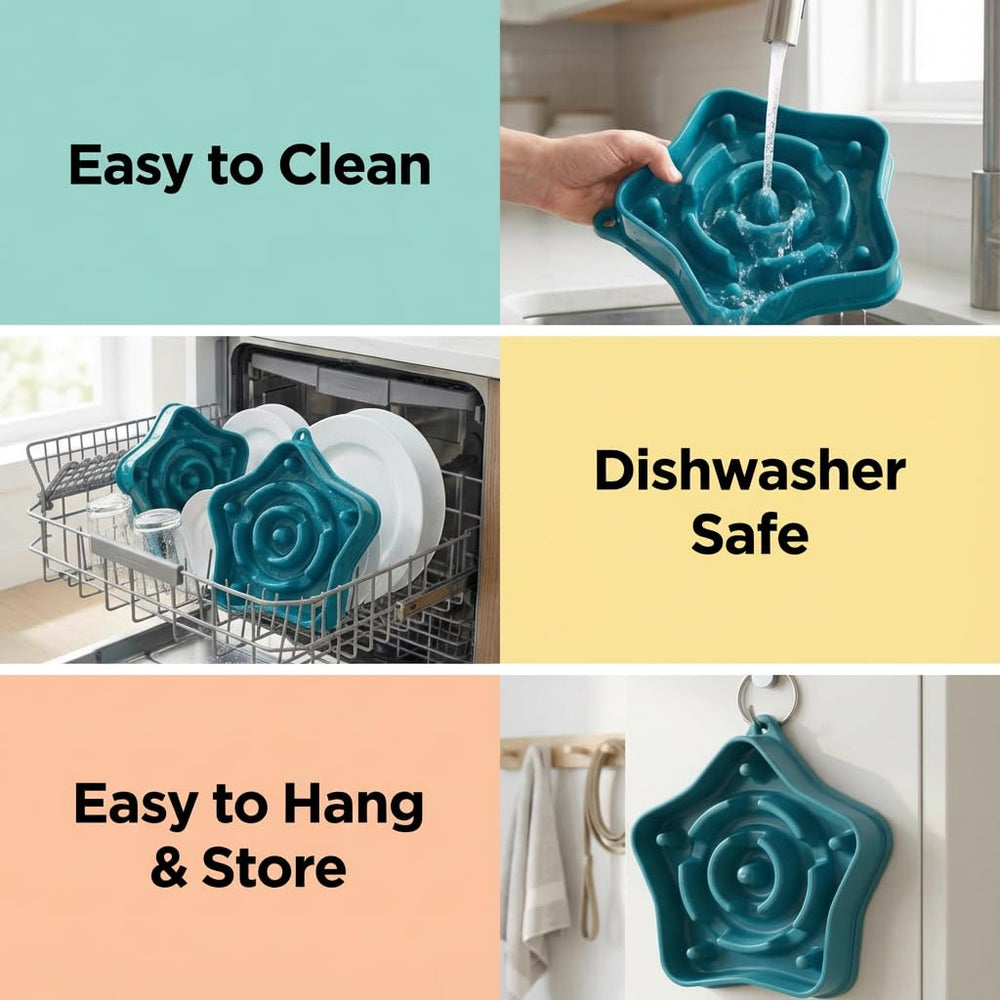 Sufisat Pet Slow Feeder Bowl ideal for everyday puppy meals and portions