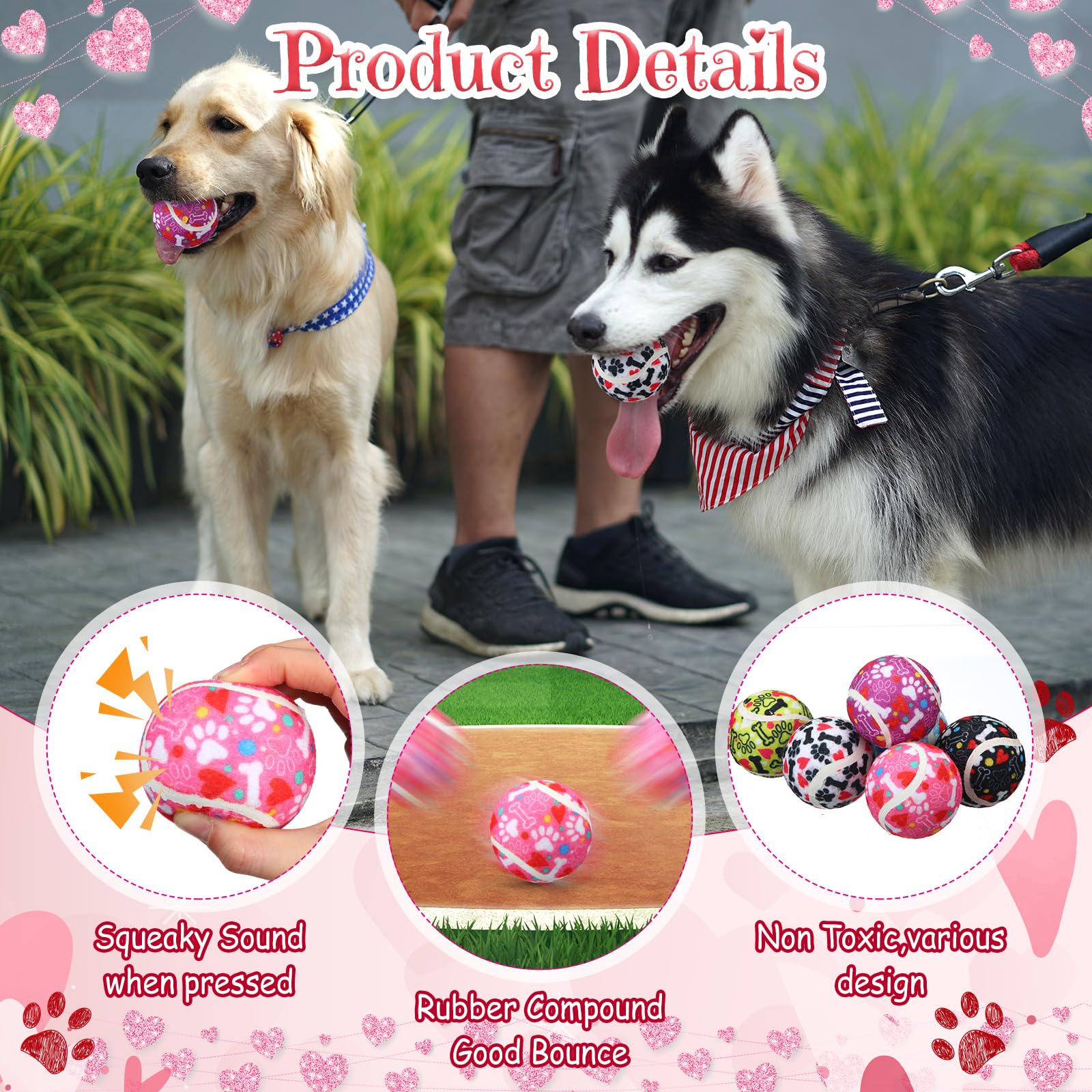 Suilung plush and rubber ball designed for durable play