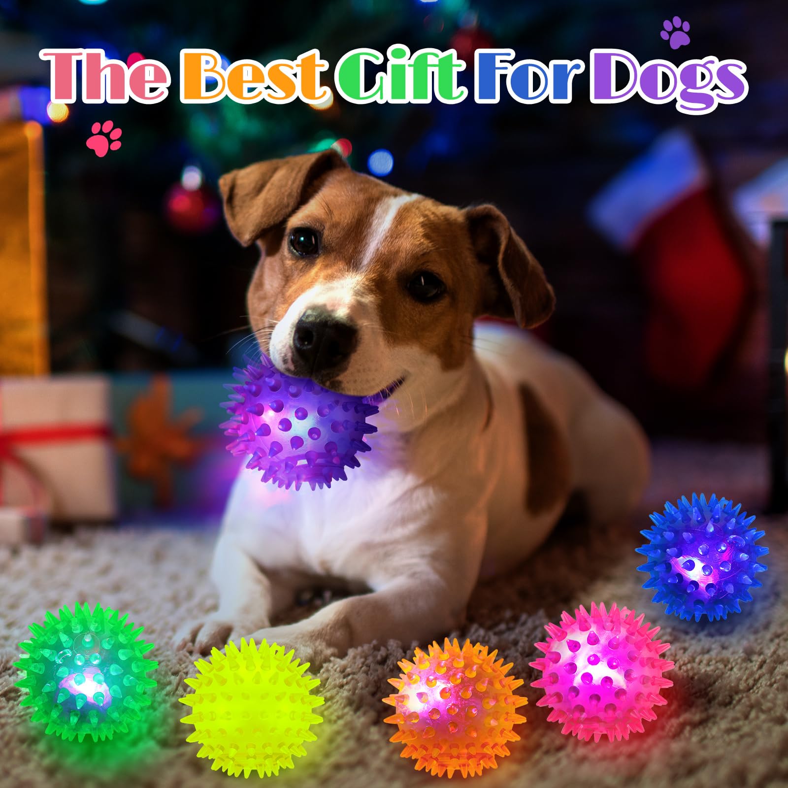 Suilung LED dog ball rose enables colorful indoor play and retrieval