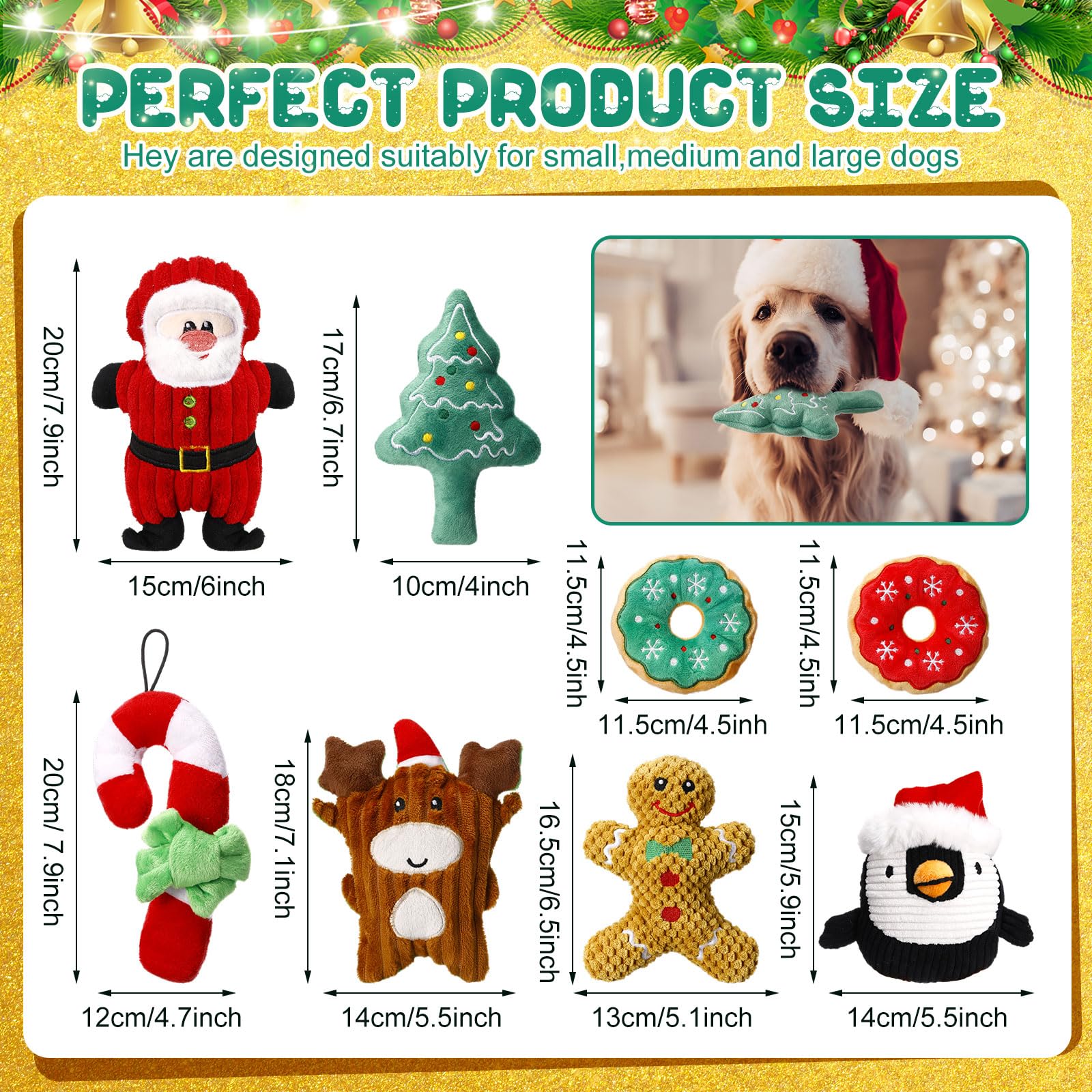 Suilung reindeer dog toy squeaker for engaging play sessions