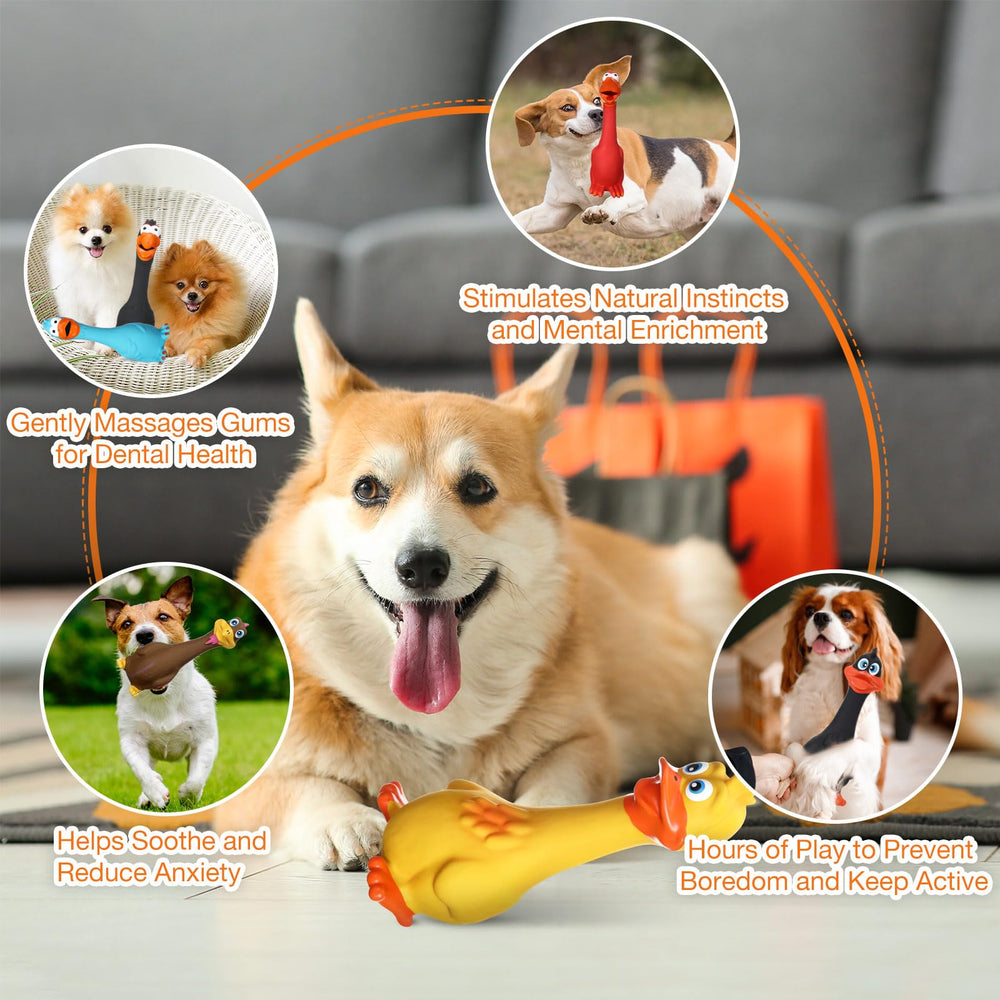 Suilung small medium dog toy size 7-8in for easy handling.