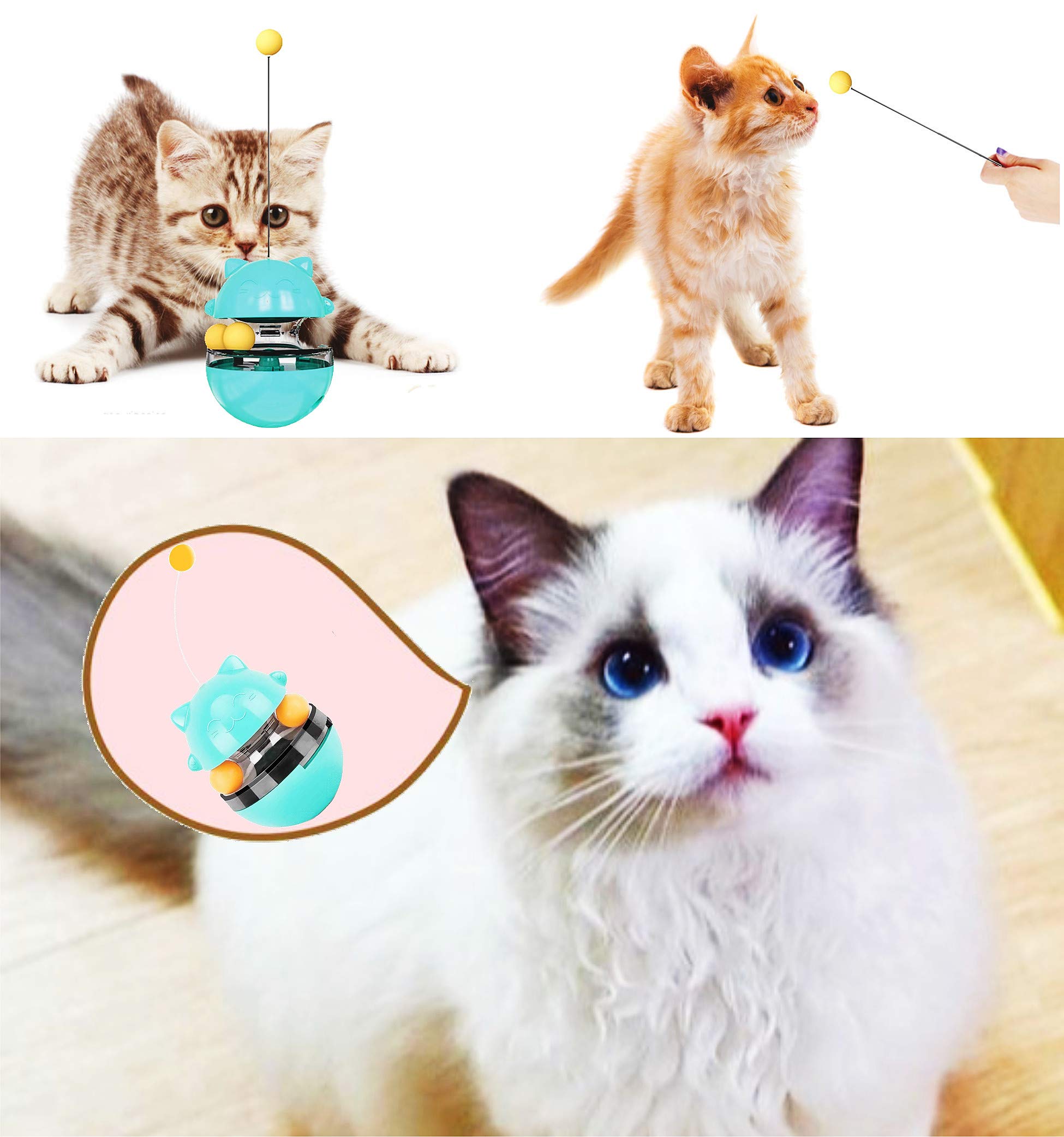 SUJAYU cat toy indoor playtime boosts exercise and focus.
