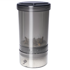 SUKEOPET cricket calcium powder mixer front view for on-the-go reptile feeding