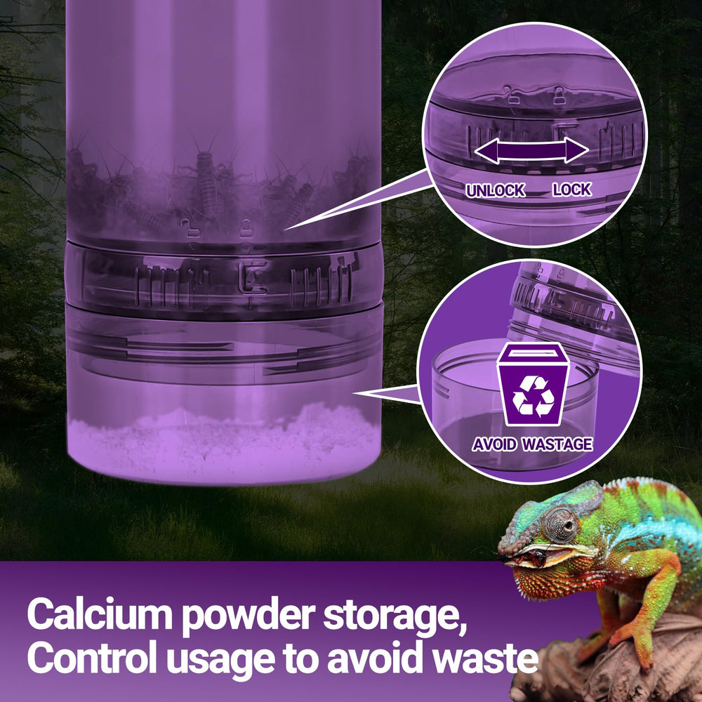 SUKEOPET cricket-calcium-powder-mixer panorama-view shows clear mixing