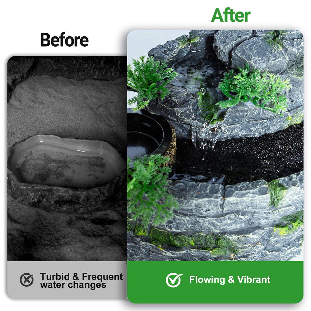 SUKEOPET silent-pump-under-25db ensures peaceful nights for you and pets.