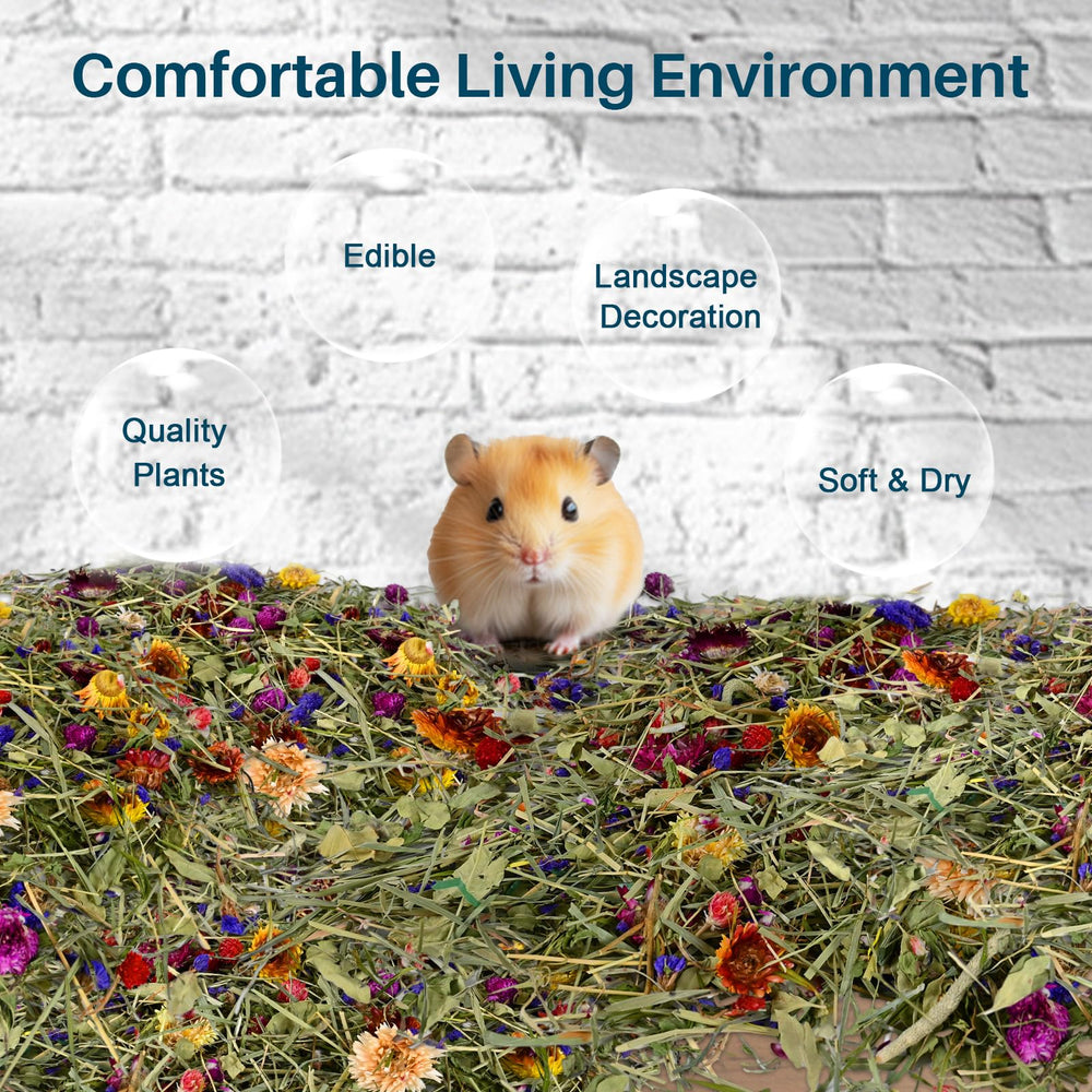 Sukh 150G hamster bedding soft texture image—edible materials for comfort.