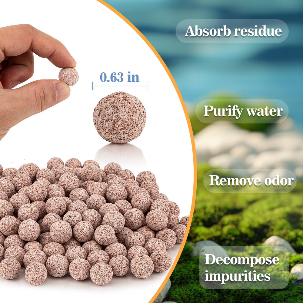 Sukh Ceramic Bio Balls open-flow design boosts water circulation and oxygen exchange for healthier tanks.