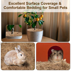 Sukh coconut fiber for small pets doubles as versatile nesting bedding.